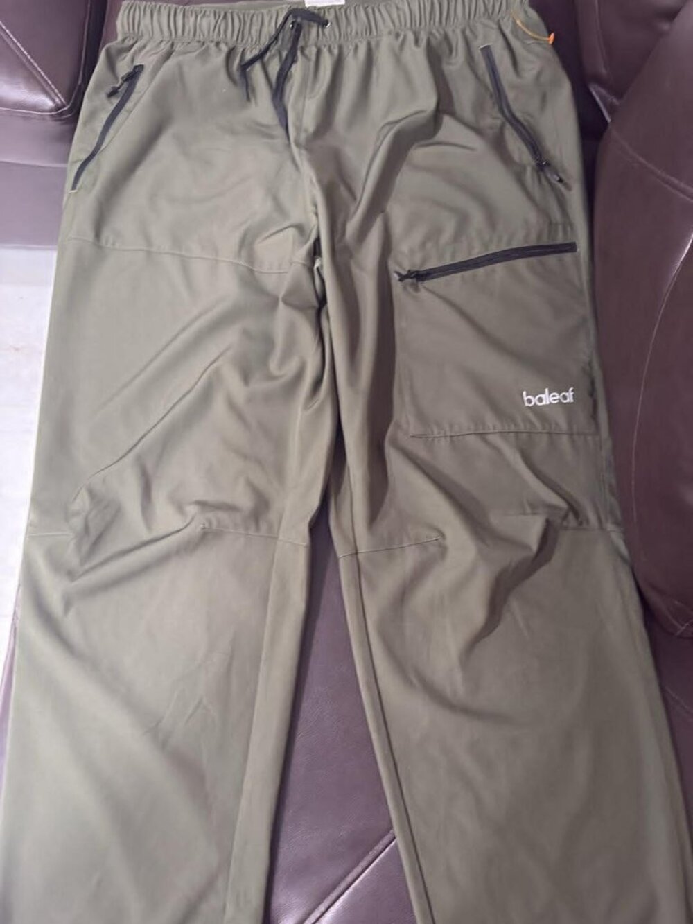 Olive green Parachute pants
